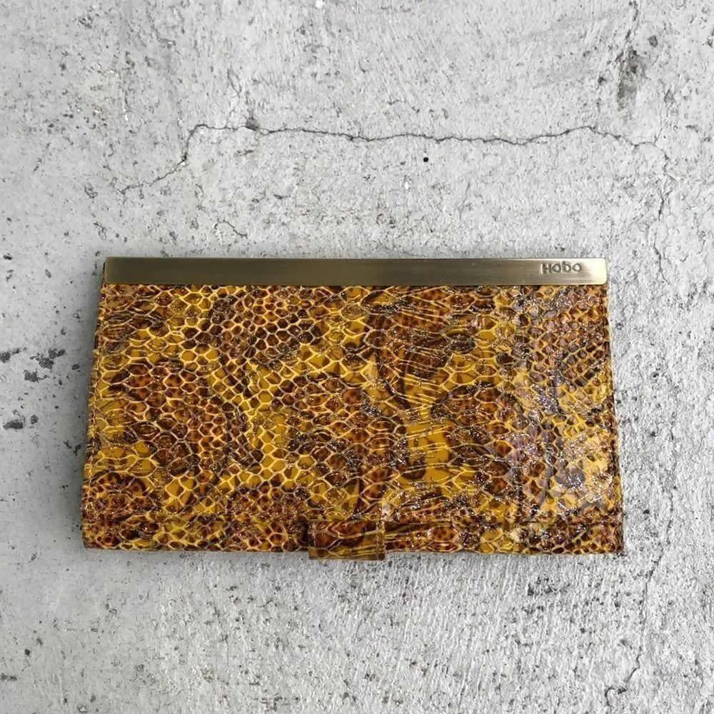 Hobo leather clutch  